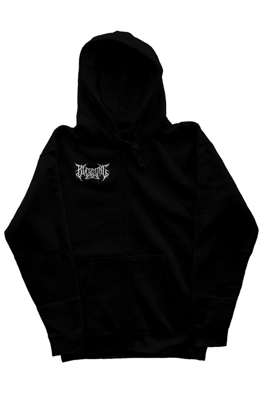 Hieroglyph zip hoody